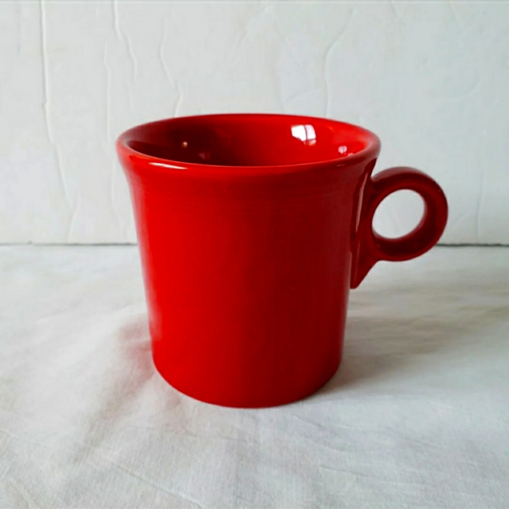 Homer Loughlin Fiesta Coffee Mug Red